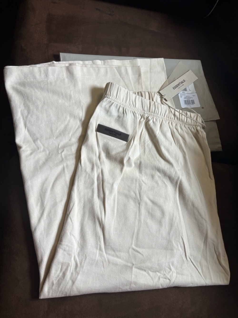 ESSENTIALS Women’s Eggshell Elastic Waist Skirt